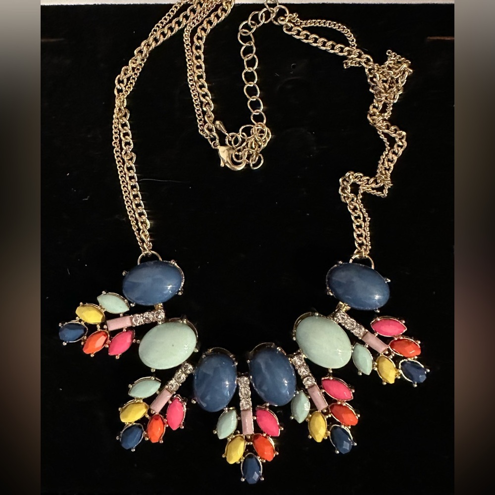 Colorful Multicolor Statement Necklace